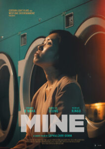 a movie poster of a completed short story called mine made by west one entertainment in their short corner project